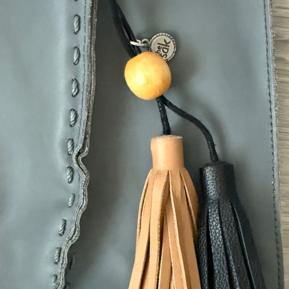 The Sak Gray Shoulder Bag with Brown Handles - Picture 11 of 16